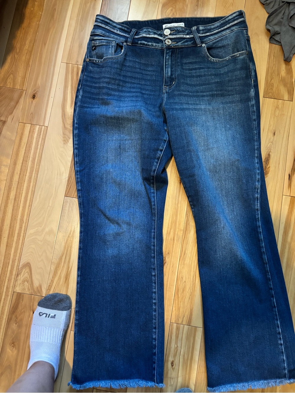 KanCan Dark Blue Flare Jeans